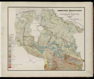 Geognostische Übersichtskarte des Königreichs Hannover