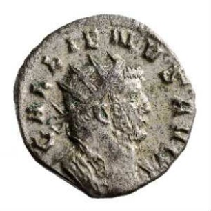Münze, Antoninian, 258 n. Chr.