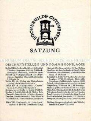 Satzung der Büchergilde Gutenberg