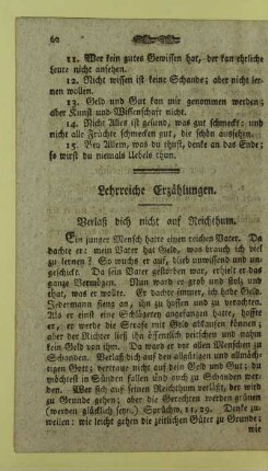 Lehrreiche Erzaehlungen
