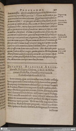 [Carmen de Studiis literarum, & adhortatio ad principes instituta]