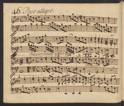Kleiner Knabe großer Gott; org; A-Dur