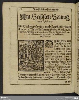 Am Sechsten Sontag nach Epiphaniae