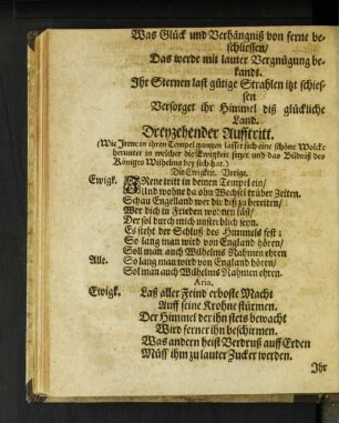 Dreyzehender Aufftritt.