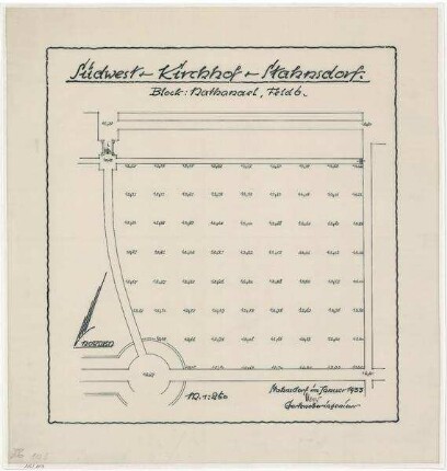 Belegungspläne Nathanael (Originale) Südwestkirchhof Stahnsdorf - Feld 6