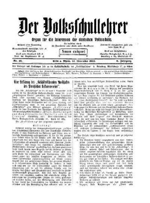 Eine Erklärung des "Geschäftsführenden Ausschusses des Preußischen Rektorenvereins