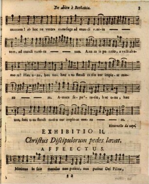 THEATRUM DOLORIS ET AMORIS. SIVE CONSIDERATIONES MYSTERIORUM CHRISTI PATIENTIS, ET MARIAE MATRIS DOLOROSAE ... In Oratorio Almae Sodalitatis Majoris B. V. MARIAE ... Nunc ad plurium utilitatem in lucem publicam datae à P. FRANCISCO LANG ... Et ... Domino mod ulis Musicis illustratae Ab Admodum Reverendo, ... Domino FRANCISCO MATHIA DELAMAN, ... Cum Facultate Superiorum, [4]. [Alto]