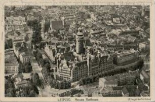 Leipzig: Neues Rathaus (Fliegeraufnahme)