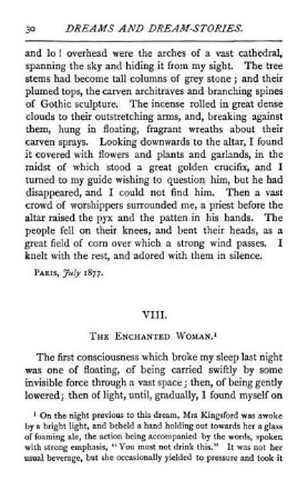 VIII. The Enchanted Woman