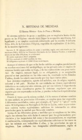 X. Sistemas de medidas. El sistema métrico. - ...