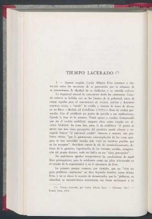 Tiempo lacerado