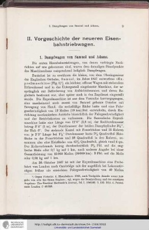 II. Vorgeschichte der neueren Eisenbahntriebwagen