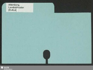Altenburg-Dresden: [Handschriftenkatalog der RISM-Arbeitsstelle Dresden]