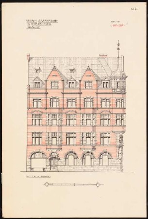 Städtische Sparkasse, Bremerhaven: Ansicht Mittelstraße