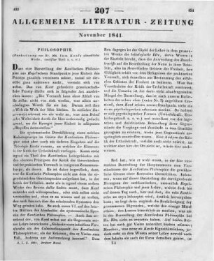 Kant, I.: Immanuel Kant's Sämmtliche Werke. T. 12. Geschichte der Kant´schen Philosophie. Hrsg. v. K. Rosenkranz und F. W. Schubert. Leipzig: Voss 1840 (Fortsetzung von Nr. 206. Imman. Kants sämmtliche Werke, zwölfter Theil u. s. w.)