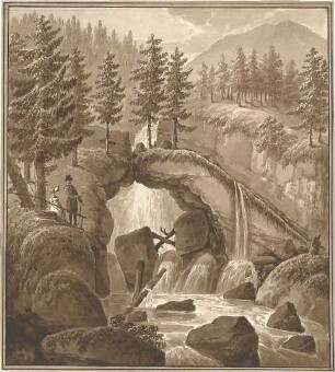 Gärtner, Friedrich von; Landschaftsstudie - Studie