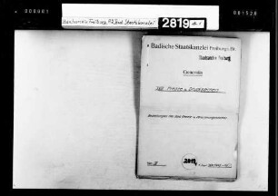 Bestellung und Lieferung von Amtsdrucksachen, insbesondere des Gesetz- und Verordnungsblattes