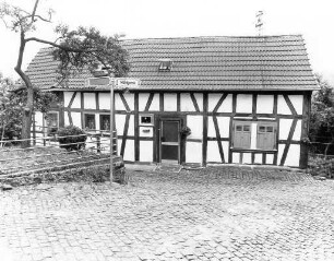 Fachwerkwohnhaus; Ortenberg, Kleine Mühlgasse 18