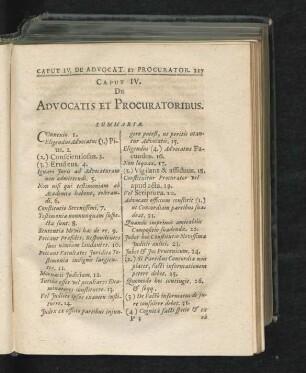 Caput IV. De Advocatis Et Procuratoribus.