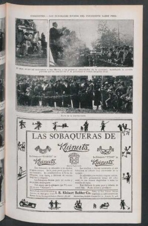 Corrientes.- Los funerales cívicos del presidente Sáenz Peña