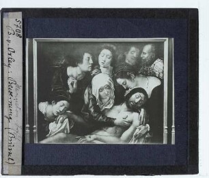Orley, Haneton-Triptychon : Mittlere Tafel: Beweinung Christi