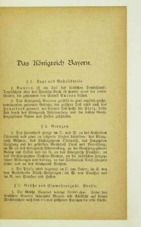 Das Königreich Bayern