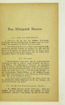 Das Königreich Bayern