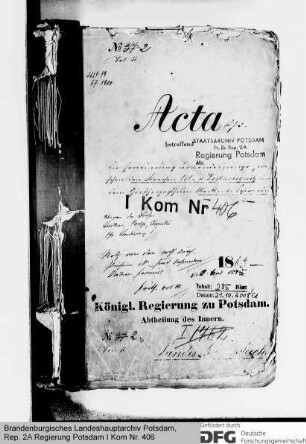 Erneuerung der Landesgrenze zwischen den Kreisen Ost- und Westprignitz und dem Großherzogtum Mecklenburg-Schwerin