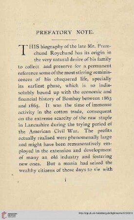 Prefatory Note