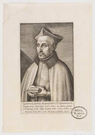 Porträt des Jesuiten Jacobus Laynez