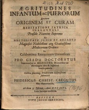 Aegritudines Infantum Ac Puerorum
