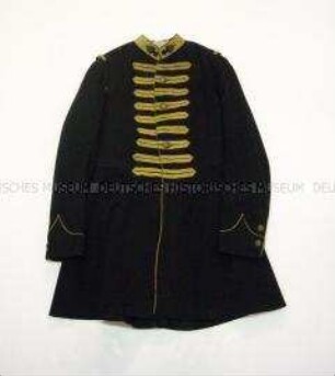 Uniformrock Modell 1860 für Mannschaften, Kaisergarde, Voltigeure, Regiment-Nr. 3, Frankreich