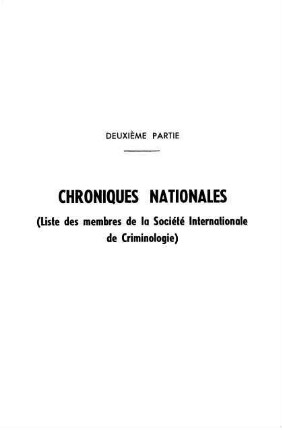 429-486, Deuxième partie: Chroniques nationales