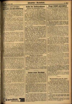 Zweite Ausgabe vom Freitag, den 23. Oktober 1936.