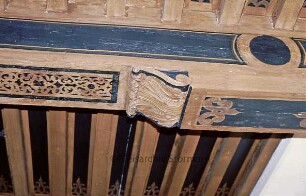 Schloß Reinbek: Festsaal: Deckenbalken