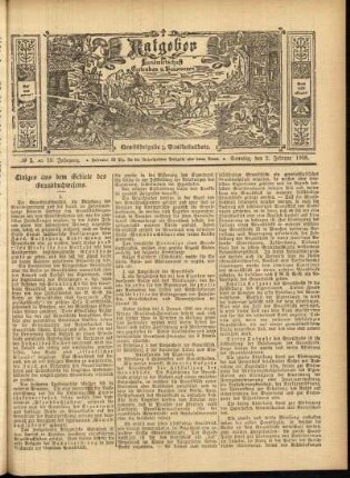 Ausgabe vom Sonntag, den 02. Februar 1908.