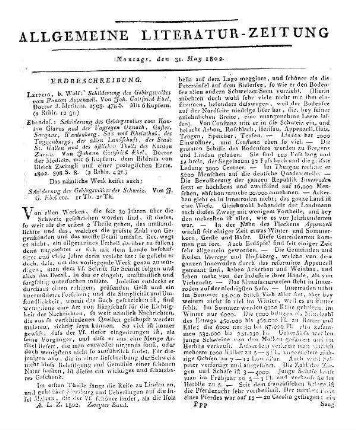 1802: Allgemeine Literatur-Zeitung