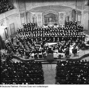 Bachfest / Kreuzkirche (ohne Tasche). Kreuzchor unter Leitung von Martin Flämig ab 1971
