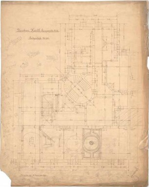 Pfann, Paul; München, Prinzregentenstr. 10; Haus Hartl - Grundriss EG
