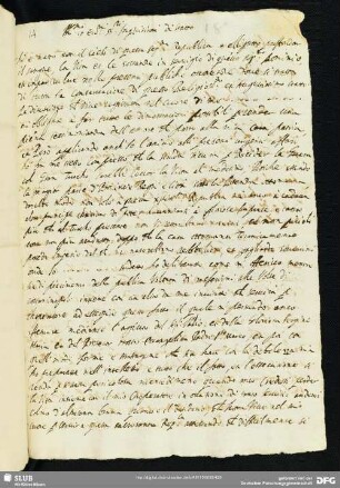 [Faszikel 22: Brief an die Inquisition bezüglich des Sultan Ibrahim I.]