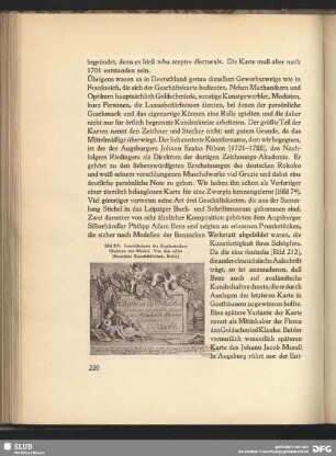Geschäftskarte des Kupferstechers Christian von Mechel