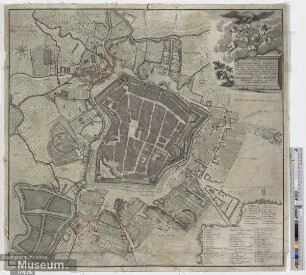Grundriss der Stadt Leipzig