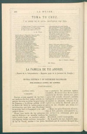 La familia de tío Andrés. - Novela histórica y de costumbres nacionales. : Capítulo XVII. - Clemente. - (Continuación.)