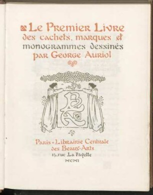 1: Le ... livre de cachets, marques et monogrammes dessinés