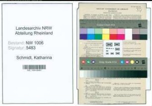 Entnazifizierung Katharina Schmidt , geb. 12.08.1894 ()