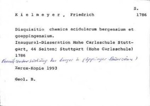 Literaturangabe Kielmeyer