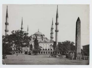 Sultan-Ahmed-Moschee (Blaue Moschee), Istanbul: Außenansicht, Blick vom Hippodrom