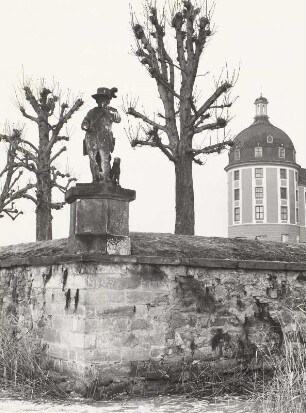 Piqueur mit Hund