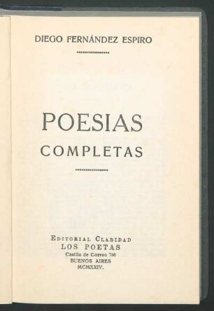 Poesias completas
