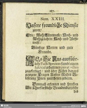 Num. XXIII.